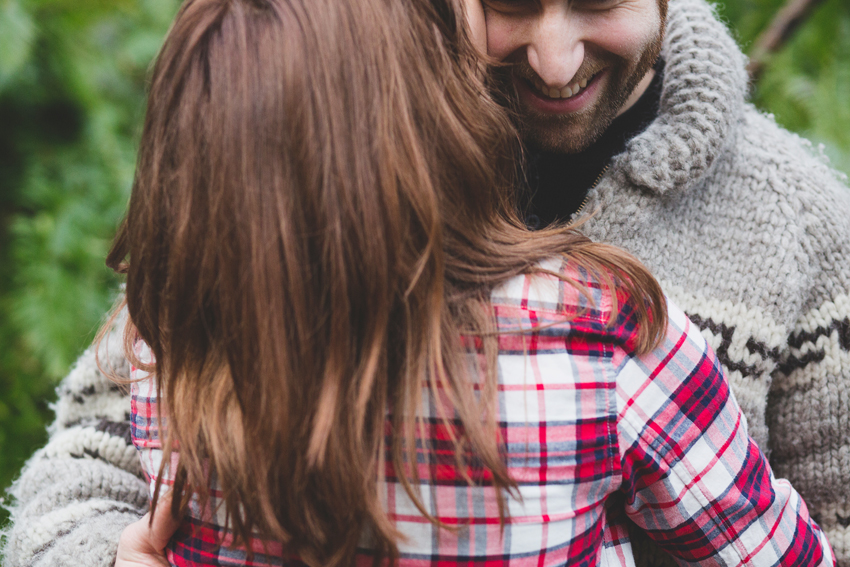 intimate vancouver engagement portraits session 