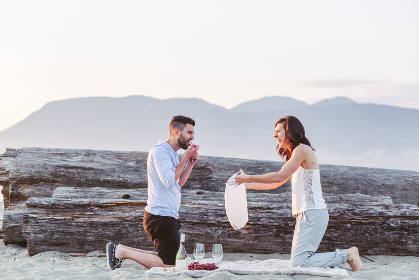 beachside picnic