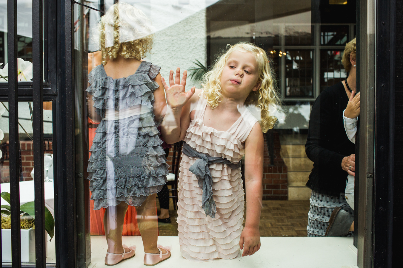 funny kids at brockhouse restaurant in vancouver