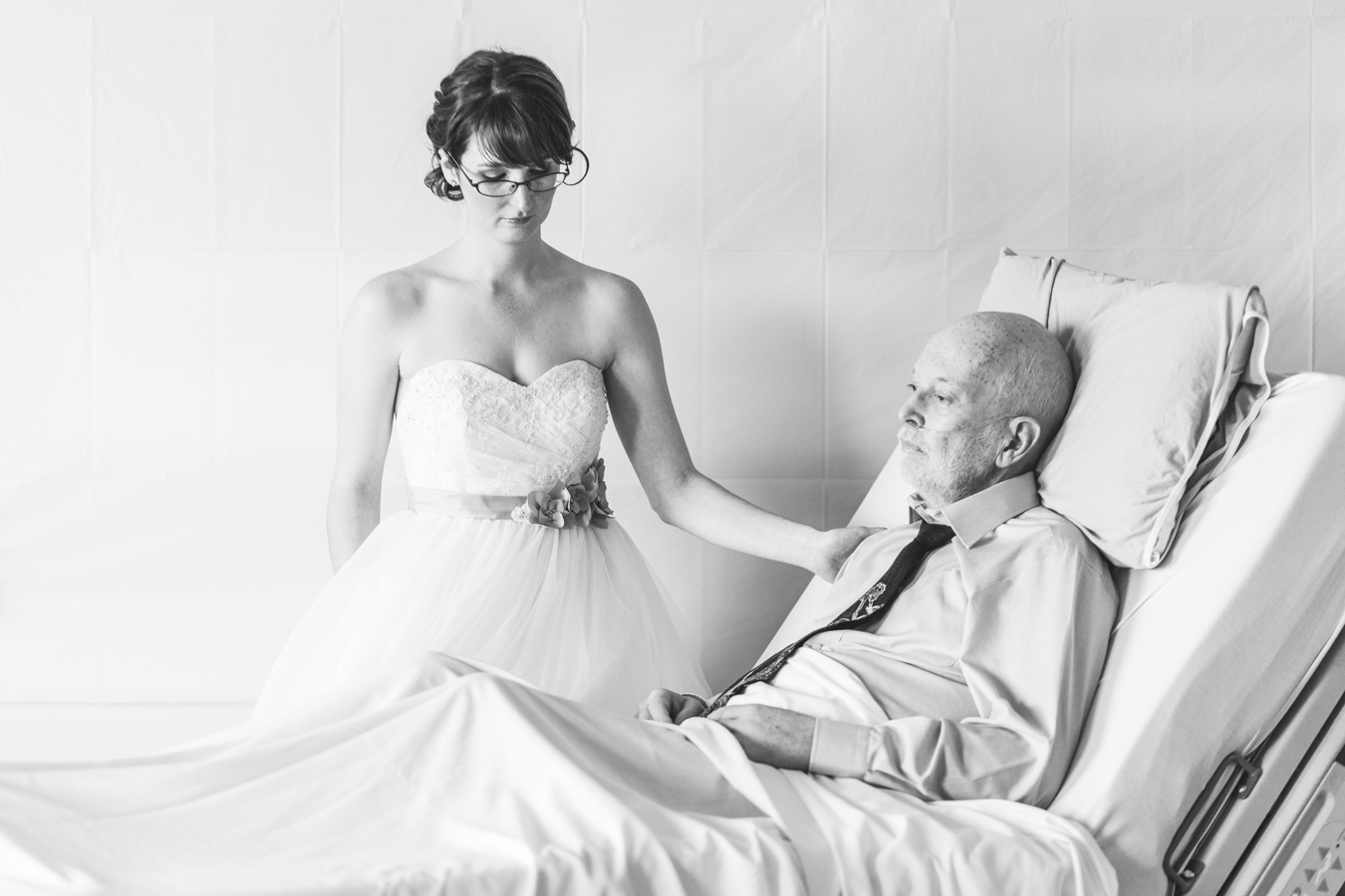 terminally ill parent at wedding