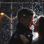 Dramatic rainy engagement session by vancouver wedding photographers Love Tree Photography