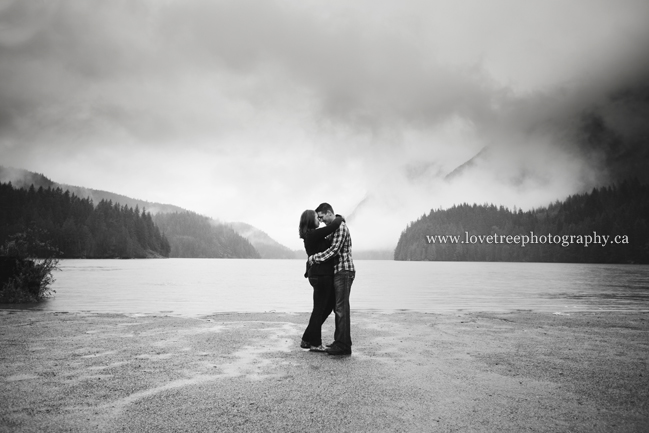 A stormy autumn engagement session shot by Vancouver wedding photographers Love Tree Photography www.lovetreephotography.ca