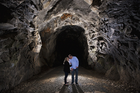 vancouver wedding photographers at Othello Tunnels in Hope BC