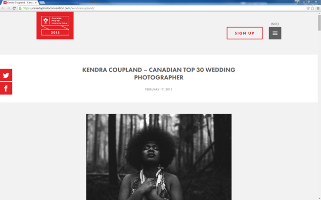 KENDRA COUPLAND – CANADIAN TOP 30 WEDDING PHOTOGRAPHER
