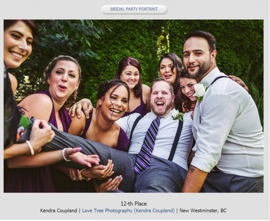 funny wedding party portraits