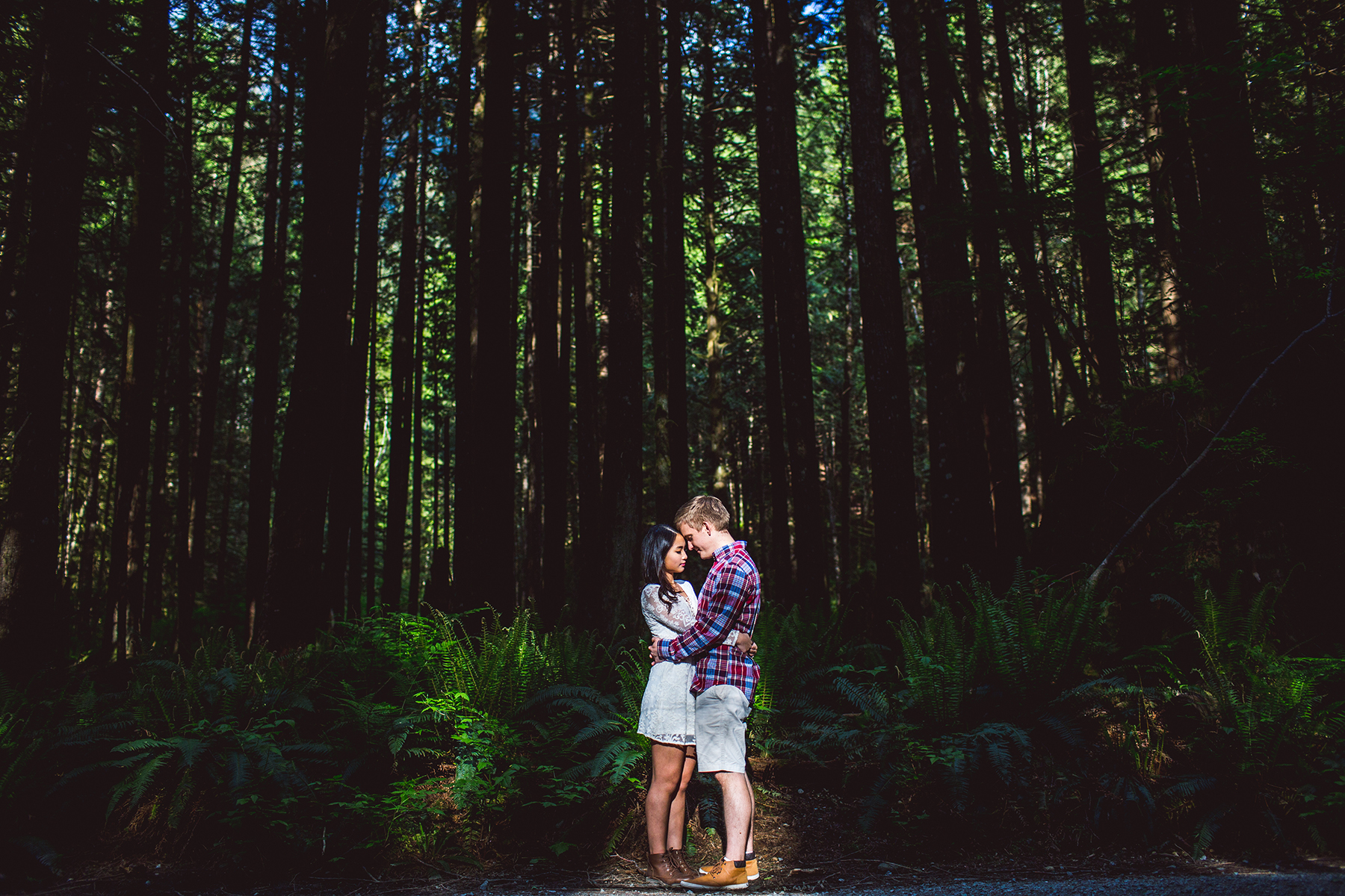 pacific northwest engagement session in BC