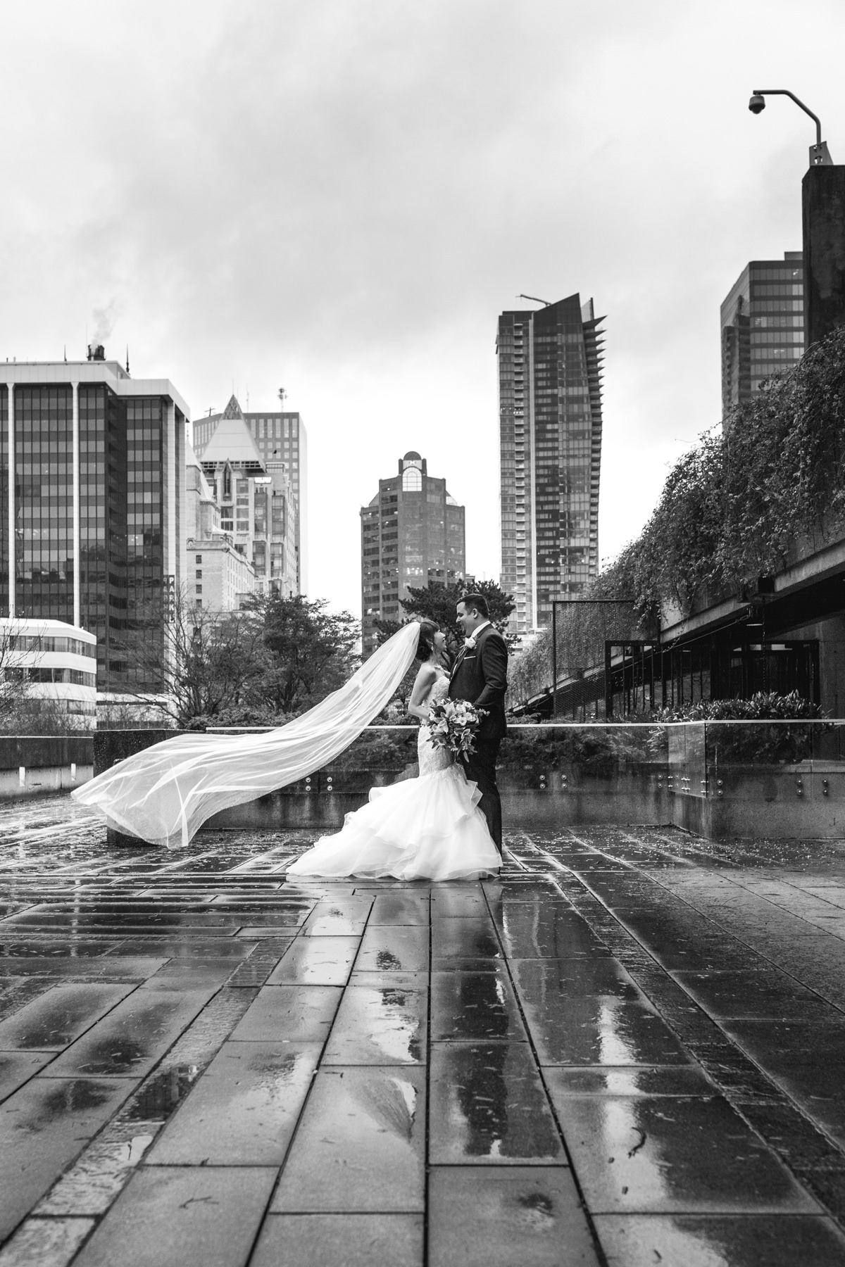 Downtown Vancouver Wedding Portrait Locations