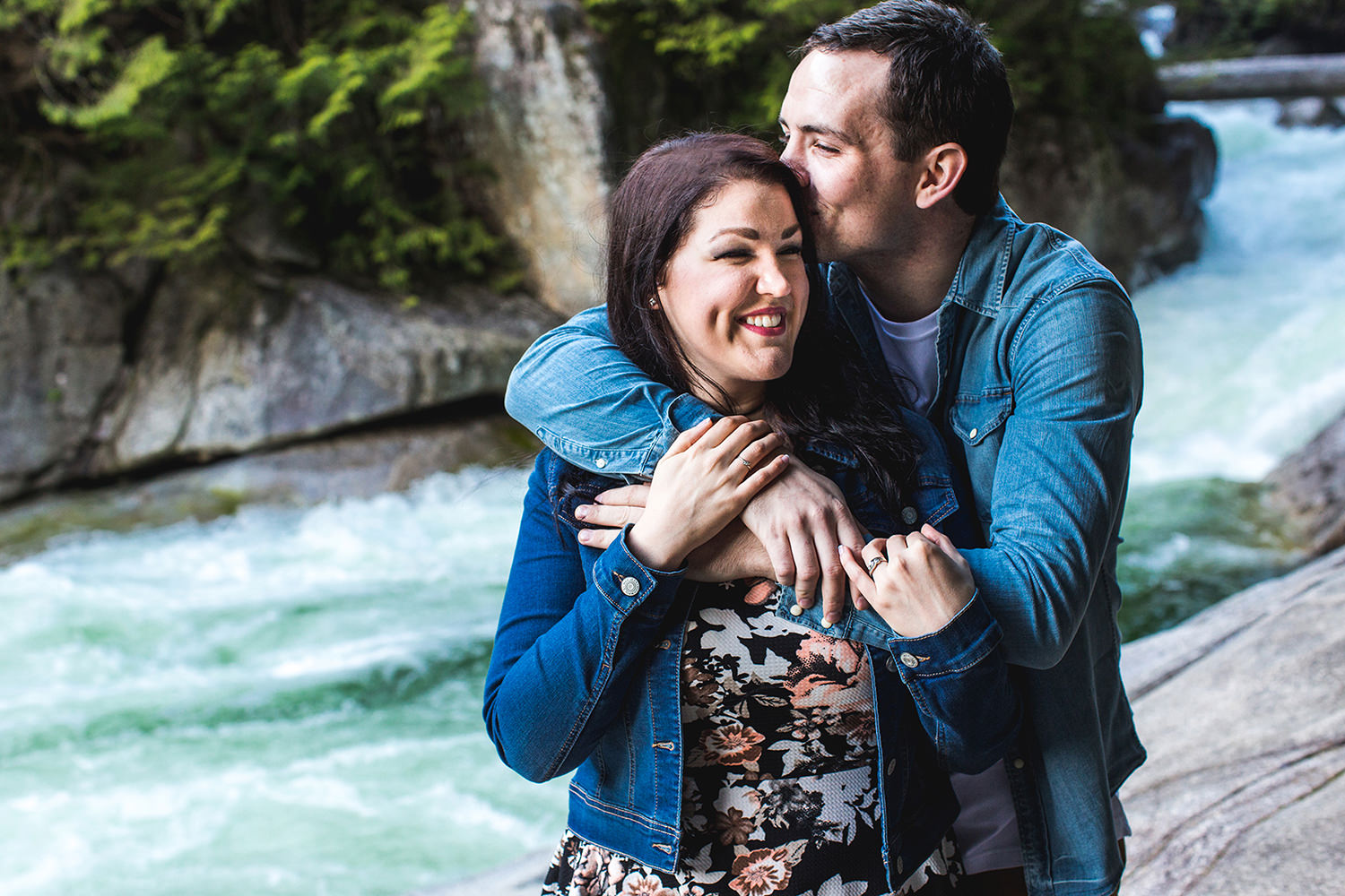 gold creek engagement session in maple ridge