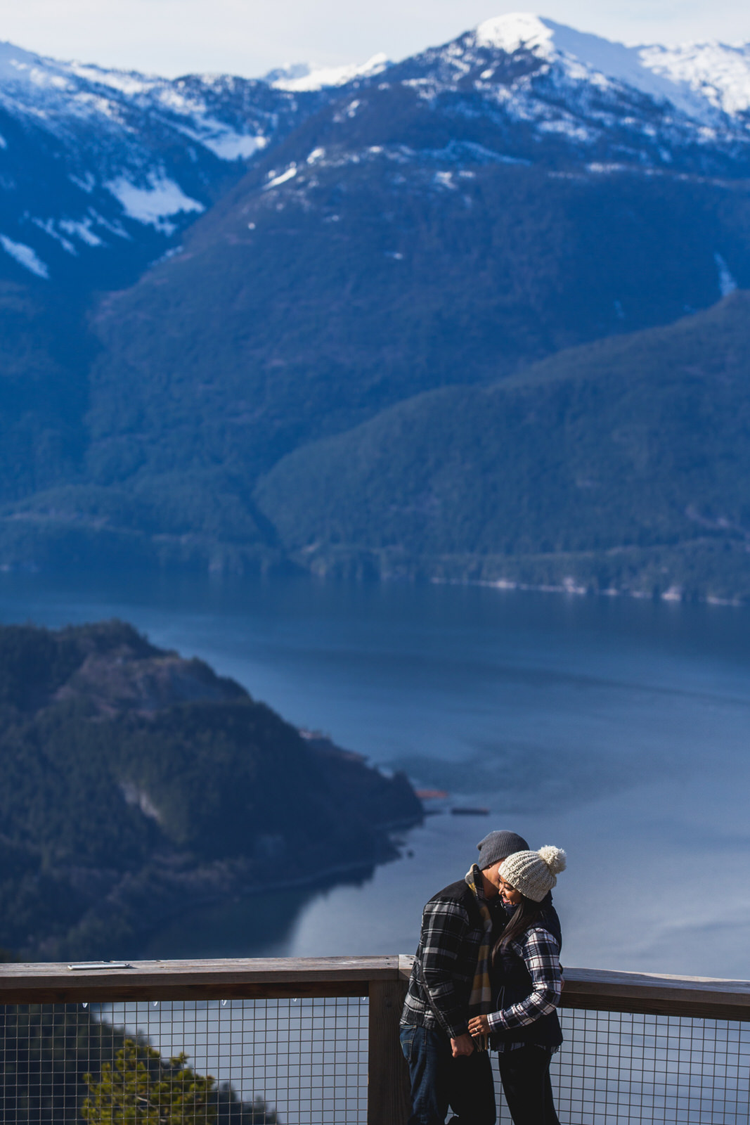 view of Howe Sound from Sea to Sky Gondola